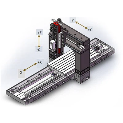 Mesin Pengilangan Gantri CNC Rasuk dan Lajur Tetap dan Lajur